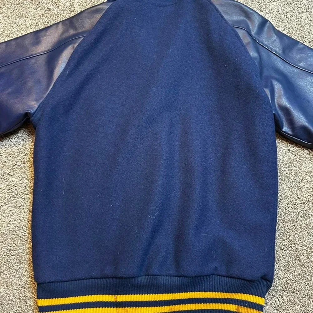 Vintage 1970s varsity preppy letterman jacket size large - Picture 3 of 4